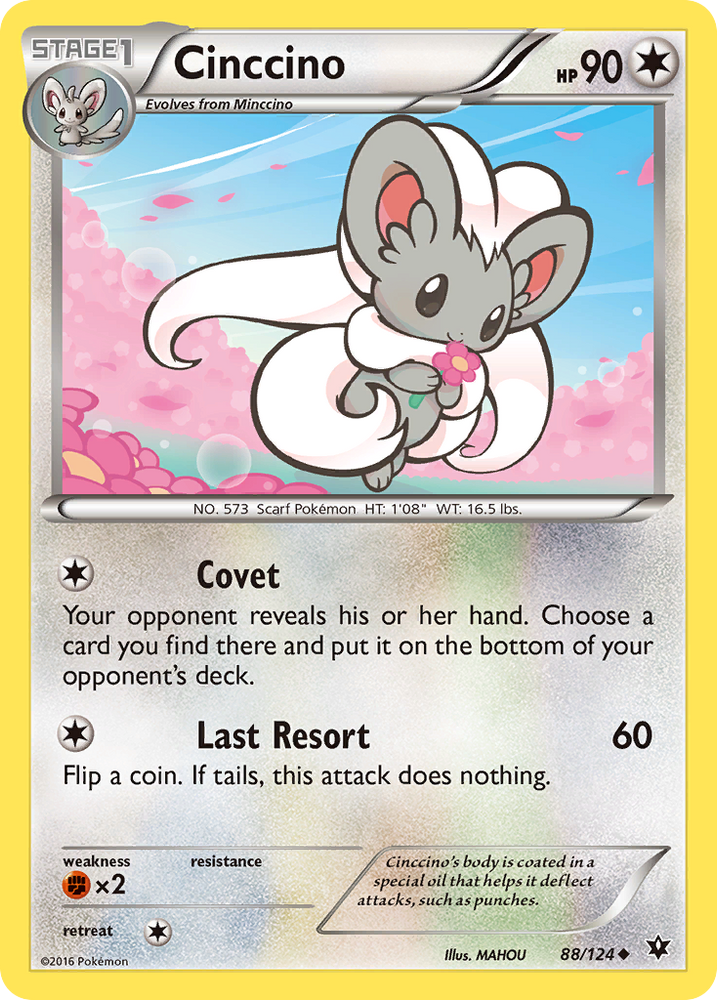 Cinccino (88/124) [XY: Fates Collide] 