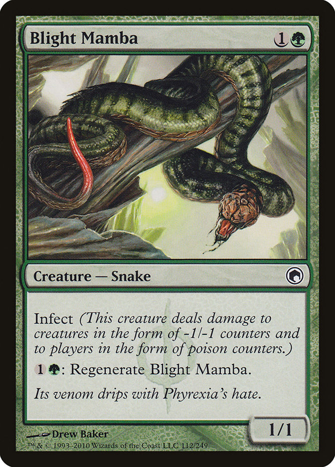 Blight Mamba [Scars of Mirrodin] 