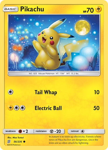 Pikachu (56/236) [Sun &amp; Moon: Unified Minds] 