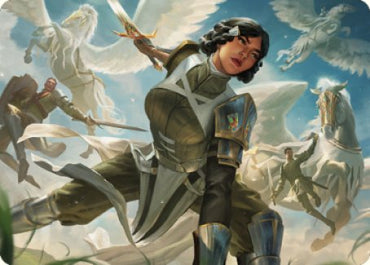 Resolute Reinforcements Art [Dominaria United Art Series] 