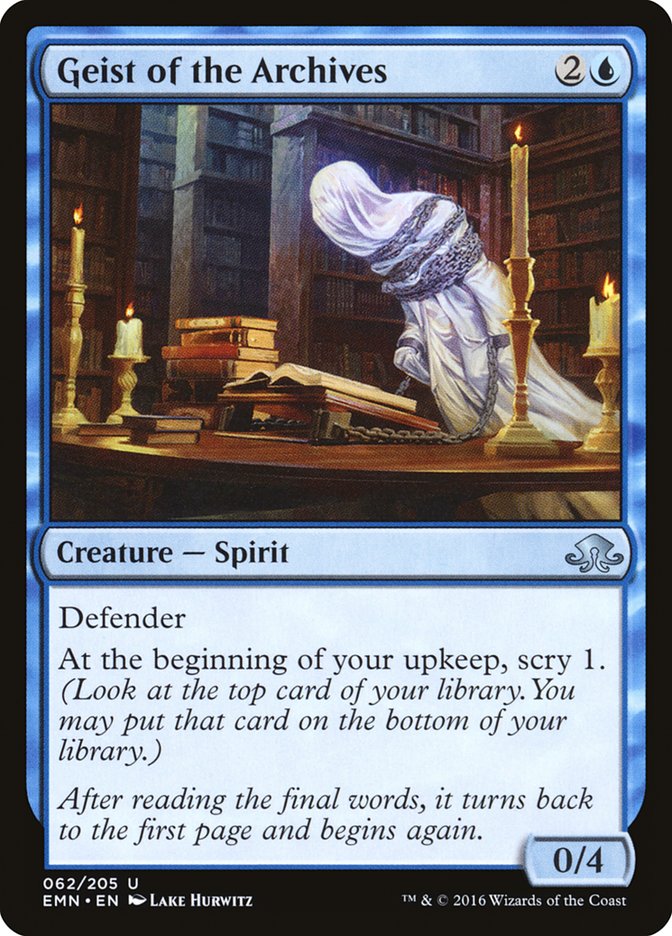 Geist of the Archives [Eldritch Moon]