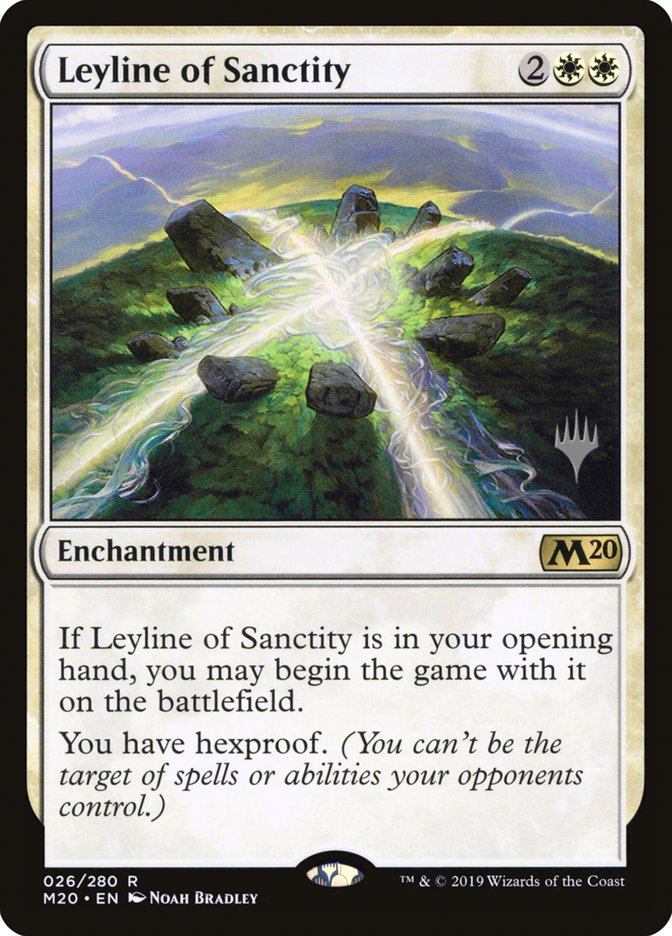 Leyline of Sanctity (Promo Pack) [Core Set 2020 Promos] 