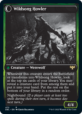 Howlpack Piper // Wildsong Howler [Innistrad: Double Feature] 