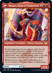 Uvilda, Dean of Perfection // Nassari, Dean of Expression [Strixhaven: School of Mages Prerelease Promos] 