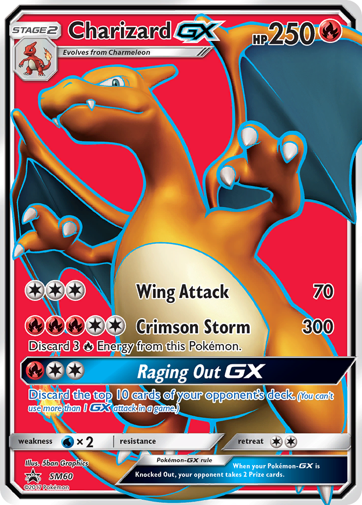 Charizard GX (SM60) [Sun & Moon: Black Star Promos] 