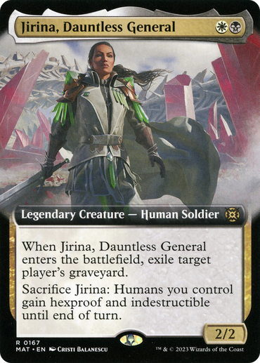 Jirina, Dauntless General (Extended Art) [March of the Machine: The Aftermath] 