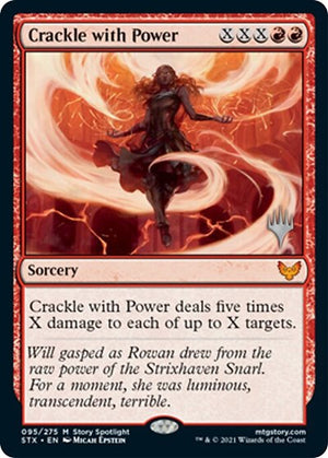Crackle with Power (Promo Pack) [Strixhaven: School of Mages Promos] 