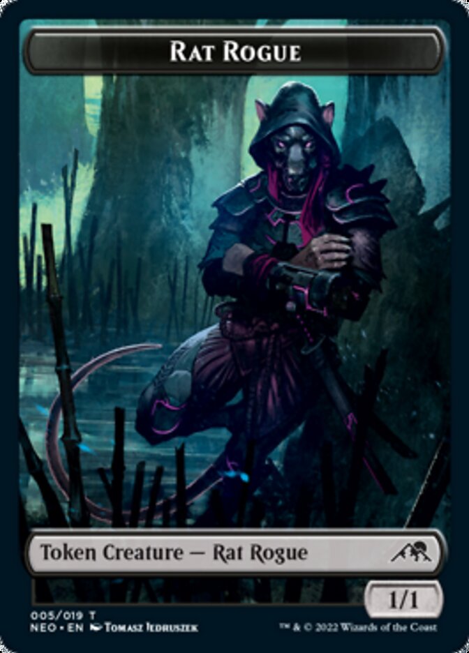 Rat Rogue Token [Kamigawa: Neon Dynasty Tokens] 