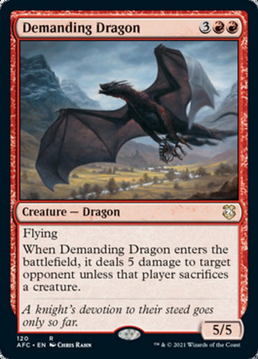 Demanding Dragon [Dungeons &amp; Dragons: Adventures in the Forgotten Realms Commander] 