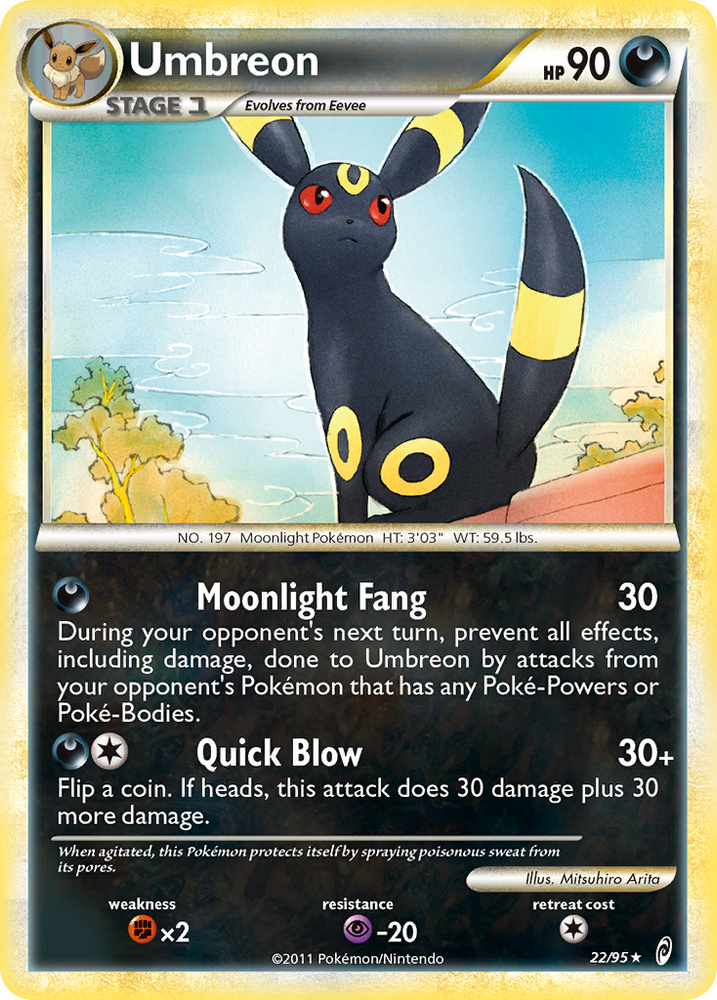 Umbreon (22/95) [HeartGold &amp; SoulSilver: Call of Legends] 