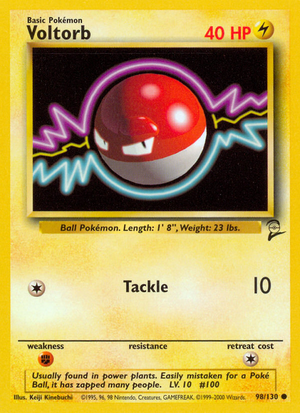Voltorb (98/130) [Base Set 2] 