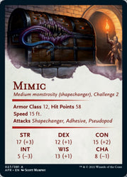 Mimic Art Card [Dungeons &amp; Dragons: Adventures in the Forgotten Realms Art Series] 