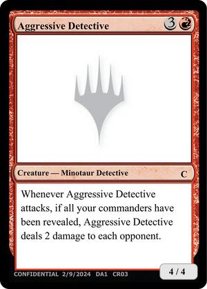 Aggressive Detective [Unknown Event]