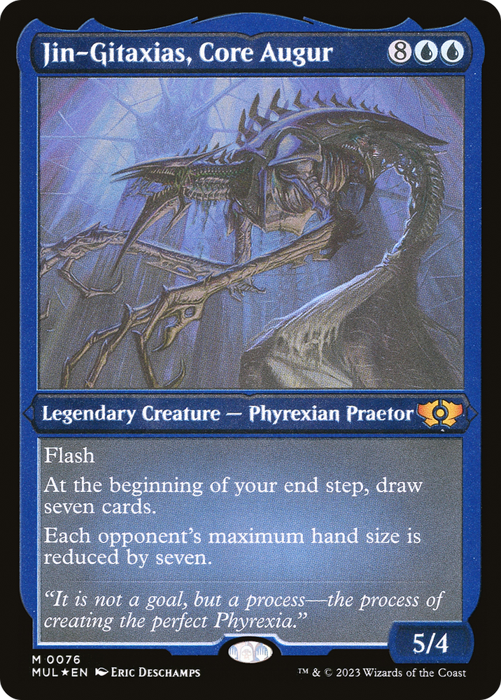 Jin-Gitaxias, Core Augur (Foil Etched) [Multiverse Legends] 