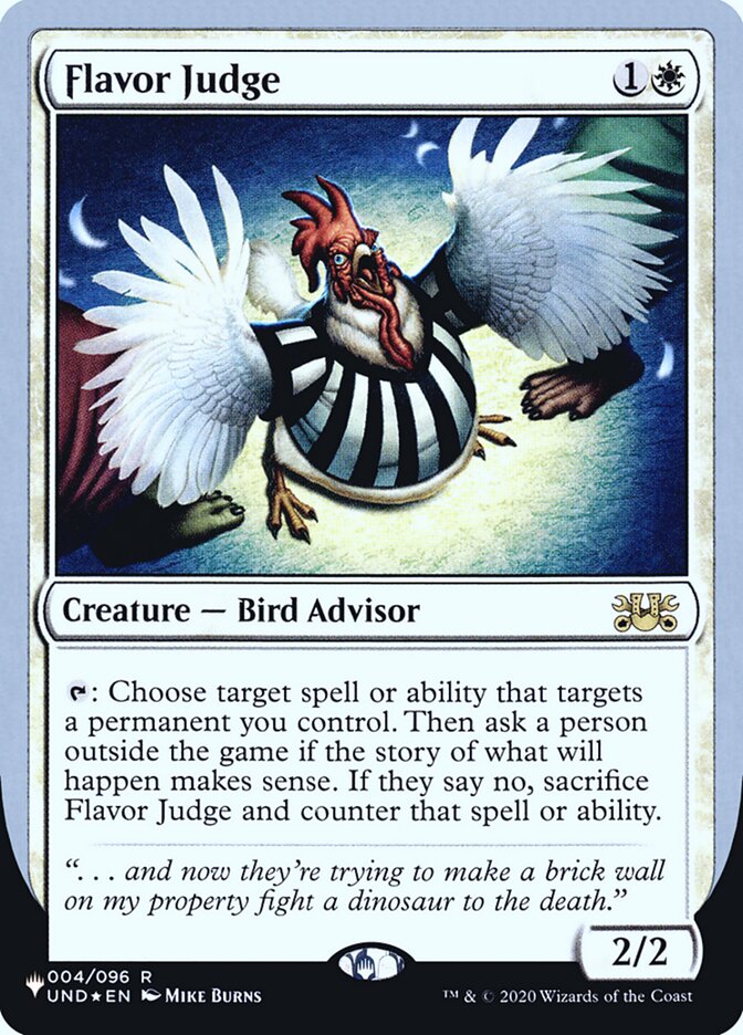 Flavor Judge (Unfinity Foil Edition) [The List] 