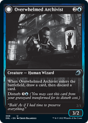 Overwhelmed Archivist // Archive Haunt [Innistrad: Double Feature] 