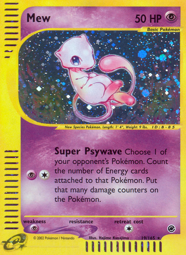 Mew (19/165) [Expedition: Base Set] 