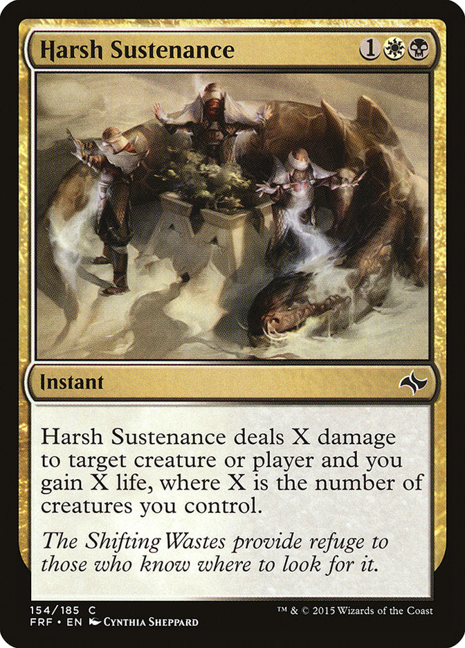 Harsh Sustenance [Fate Reforged] 