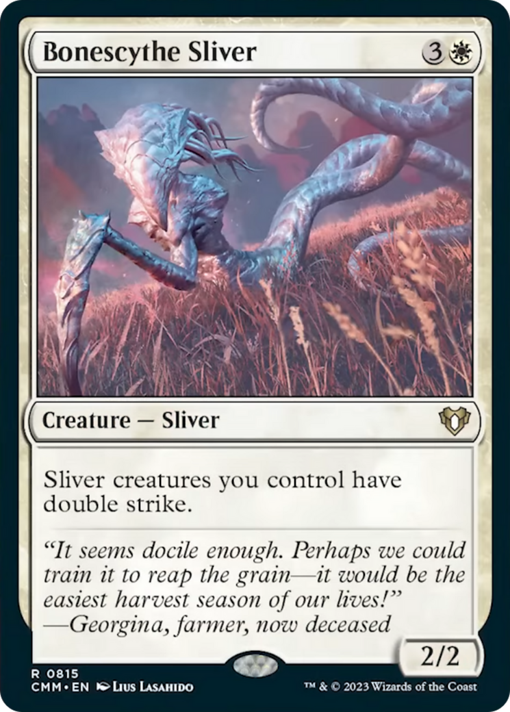 Bonescythe Sliver [Commander Masters] 