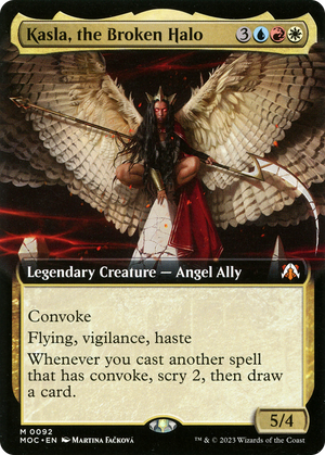 Kasla, the Broken Halo (Extended Art) [March of the Machine Commander] 
