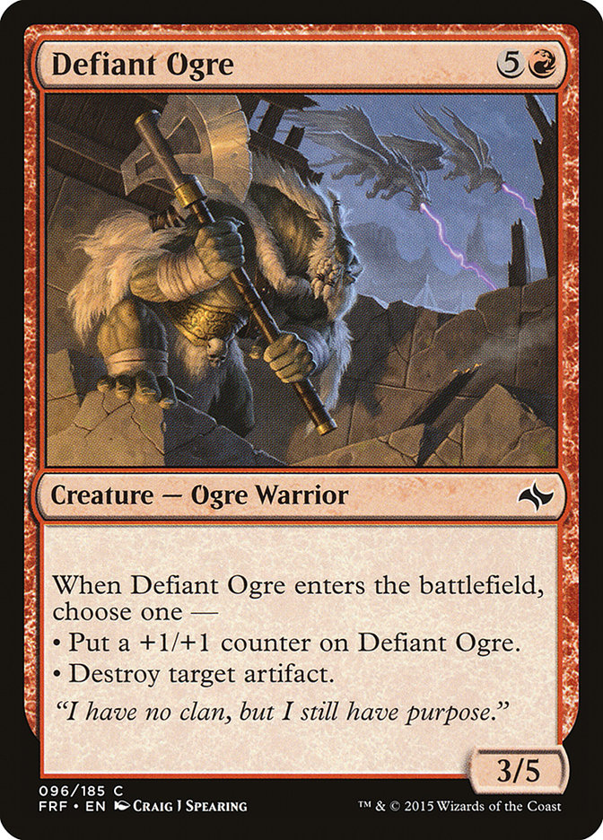 Defiant Ogre [Fate Reforged] 