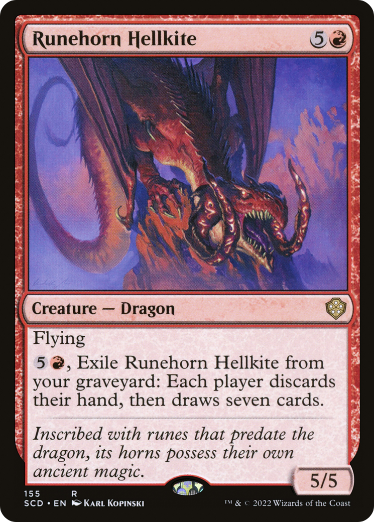 Runehorn Hellkite [Starter Commander Decks] 