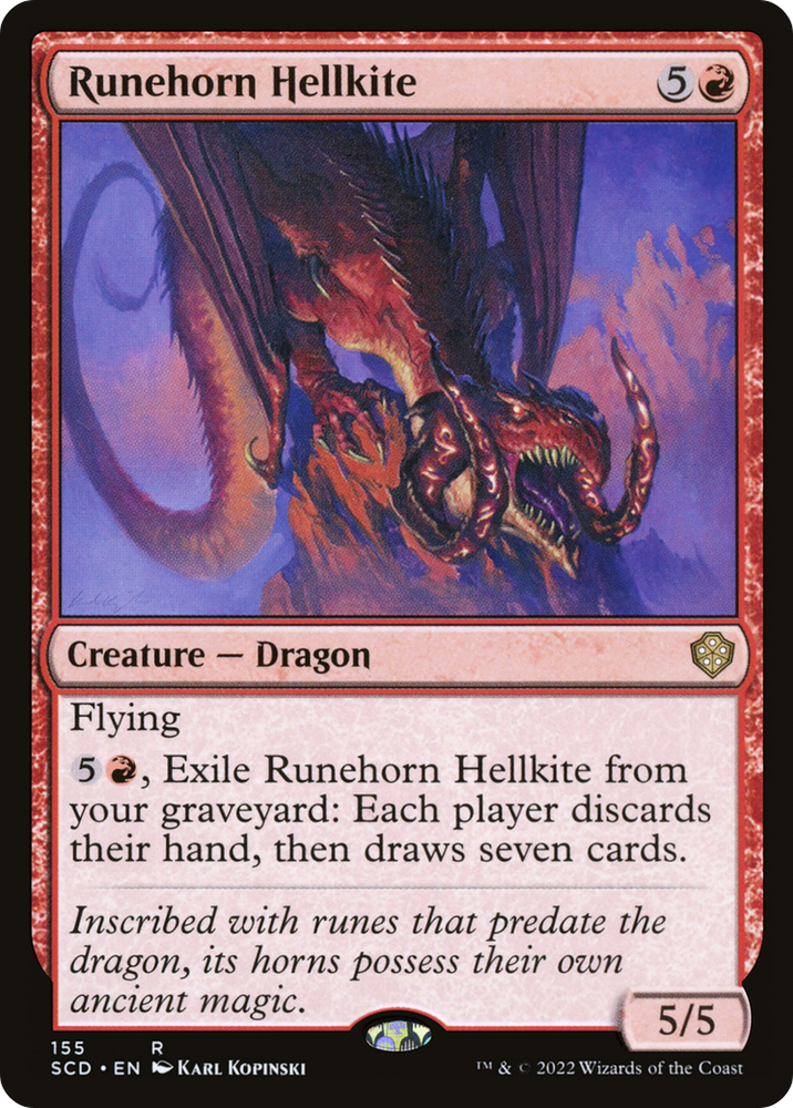 Runehorn Hellkite [Starter Commander Decks] 