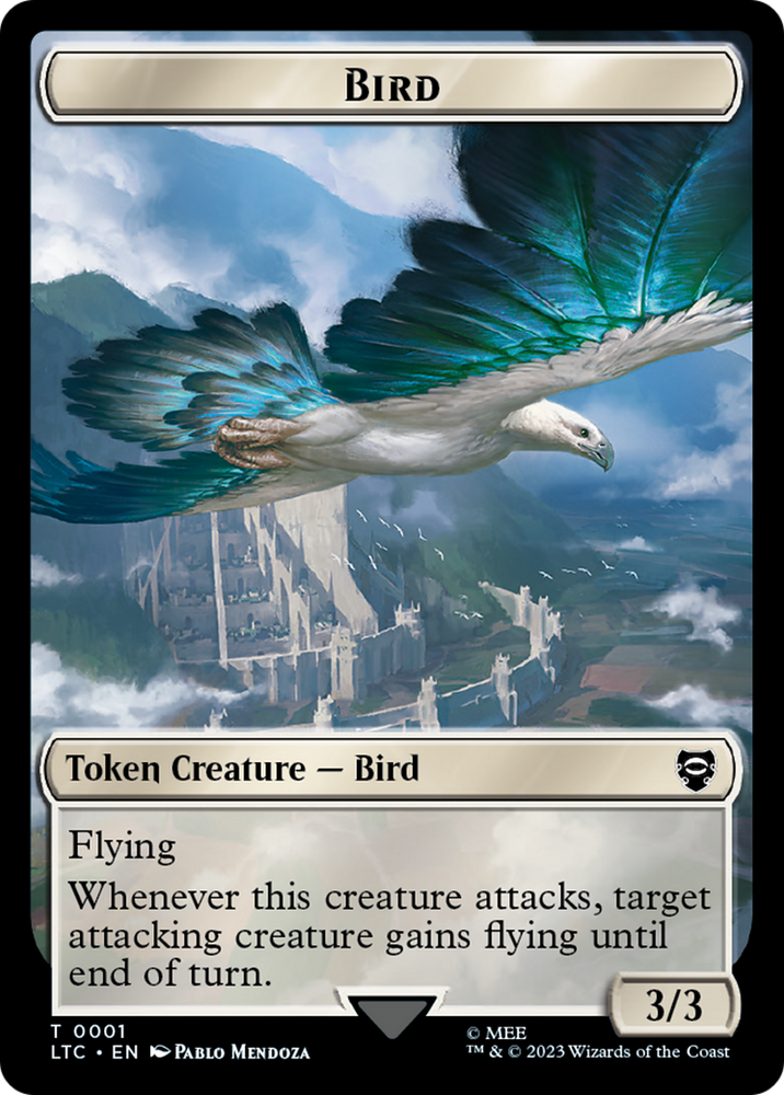 Bird // Food Token [The Lord of the Rings: Tales of Middle-Earth Commander Tokens] 