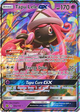 Tapu Lele GX (60a/145) (Alternate card) (Jumbo Card) [Sun & Moon: Guardians Rising]