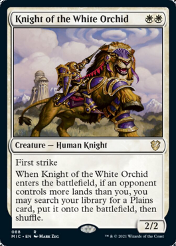 Knight of the White Orchid [Innistrad: Midnight Hunt Commander] 