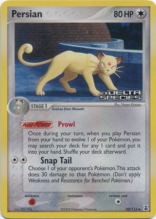 Persian (50/113) (Stamped) [EX: Delta Species] 