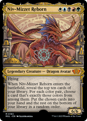 Niv-Mizzet Reborn (Halo Foil) [Multiverse Legends]