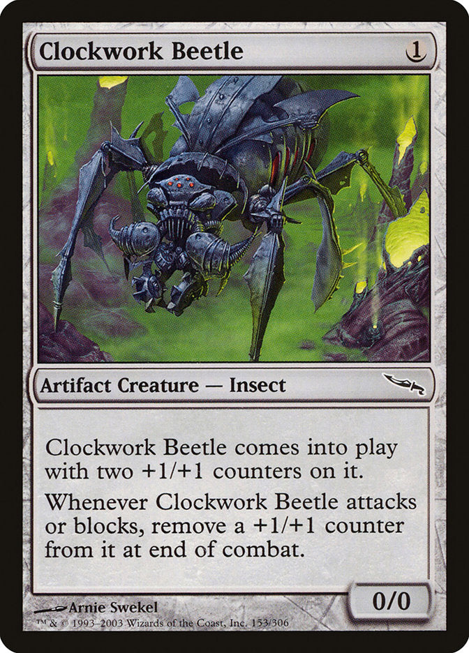 Clockwork Beetle [Mirrodin] 