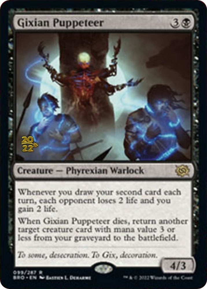 Gixian Puppeteer [The Brothers' War Prerelease Promos] 