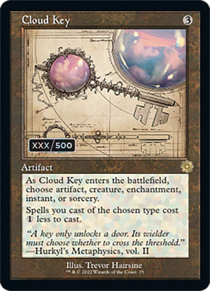 Cloud Key (Retro Schematic) (Serialized) [The Brothers' War Retro Artifacts] 