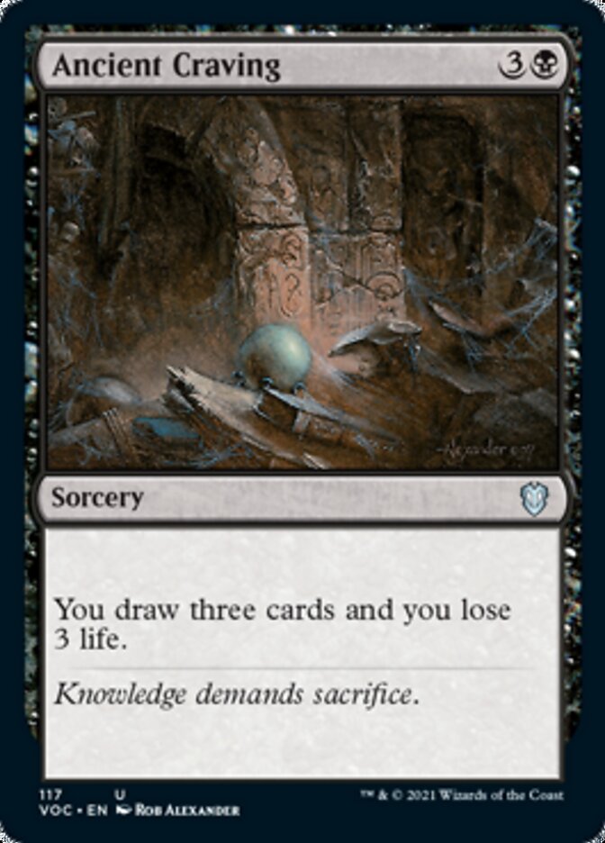 Ancient Craving [Innistrad: Crimson Vow Commander] 