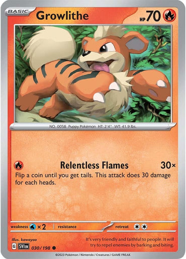 Growlithe (030/198) [Scarlet &amp; Violet: Base Set] 