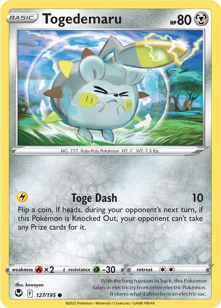 Togedemaru (127/195) [Sword & Shield: Silver Tempest] 