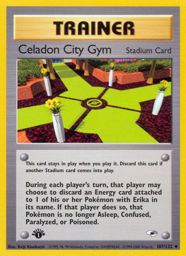 Celadon City Gym (107/132) [Gym Heroes 1st Edition] 