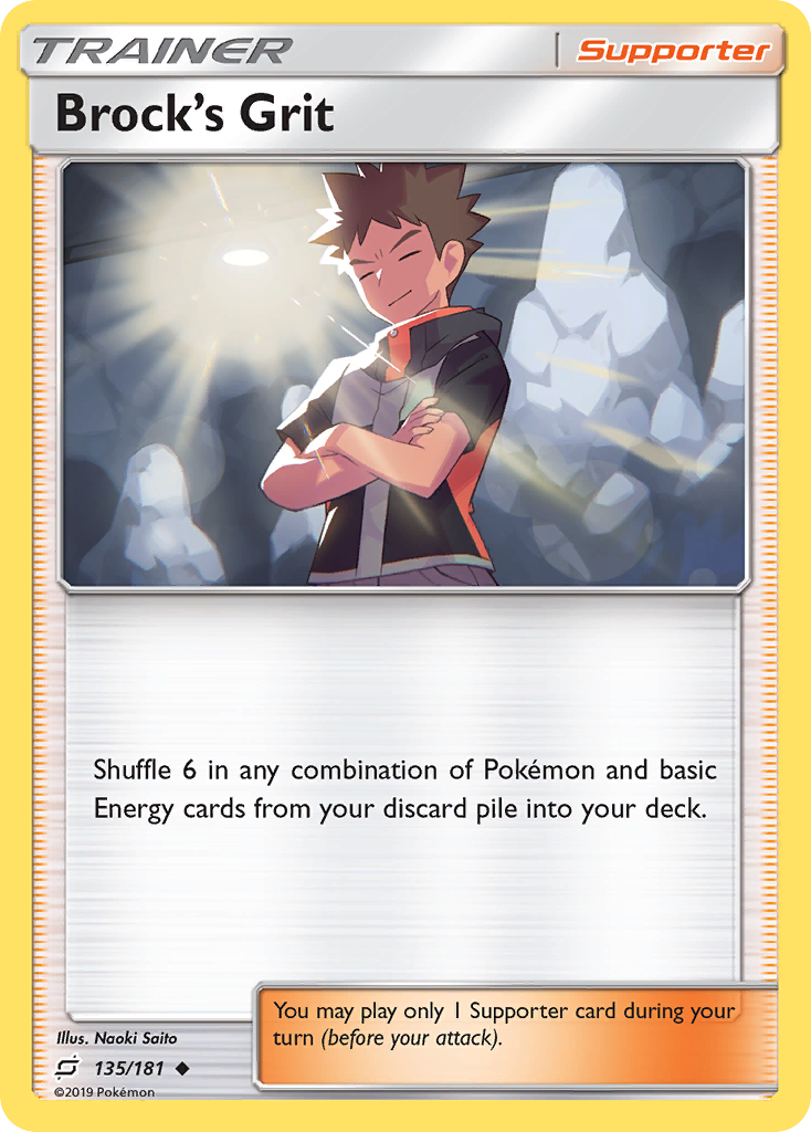 Brock's Grit (135/181) [Sun & Moon: Team Up] 