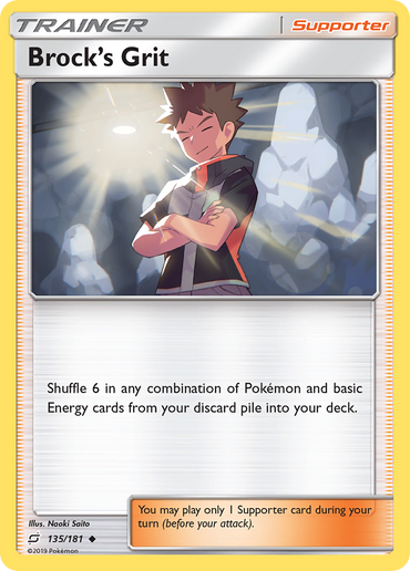 Brock's Grit (135/181) [Sun &amp; Moon: Team Up] 