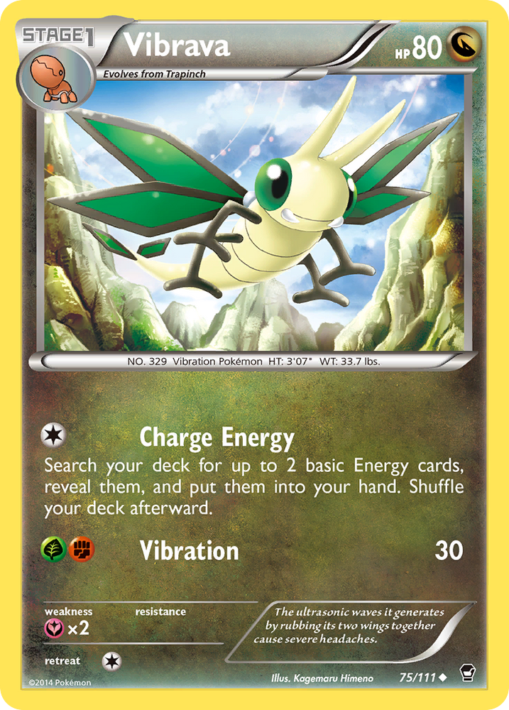 Vibrava (75/111) [XY: Furious Fists] 