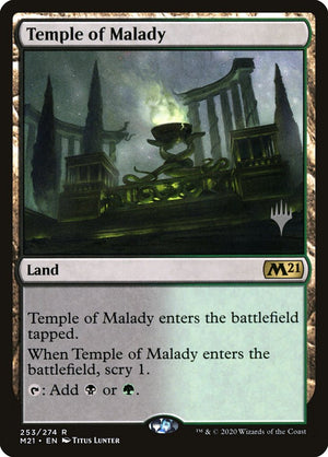 Temple of Malady (Promo Pack) [Core Set 2021 Promos] 