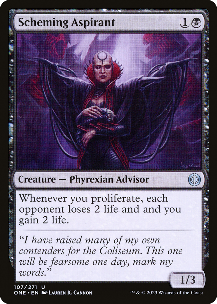 Scheming Aspirant [Phyrexia: All Will Be One] 