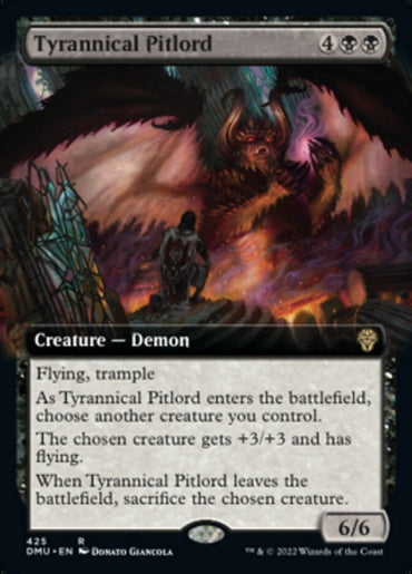 Tyrannical Pitlord (Extended Art) [Dominaria United] 