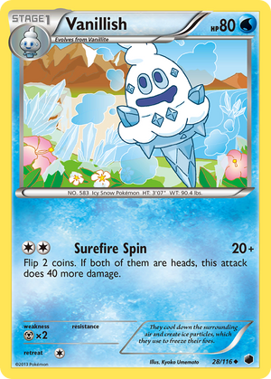 Vanillish (28/116) [Black &amp; White: Plasma Freeze] 