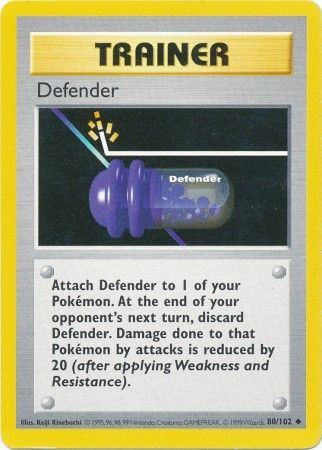 Defender (80/102) [Base Set Shadowless Unlimited] 