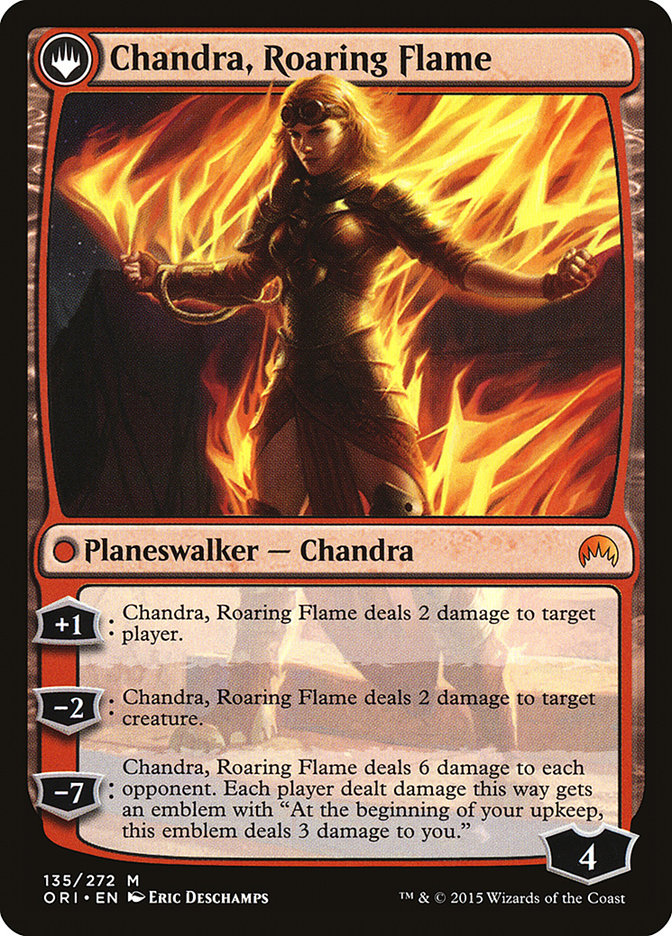 Chandra, Fire of Kaladesh // Chandra, Roaring Flame [Magic Origins] 