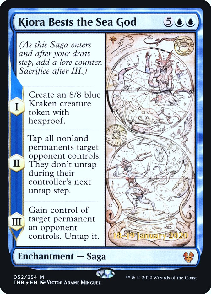 Kiora Bests the Sea God [Theros Beyond Death Prerelease Promos] 