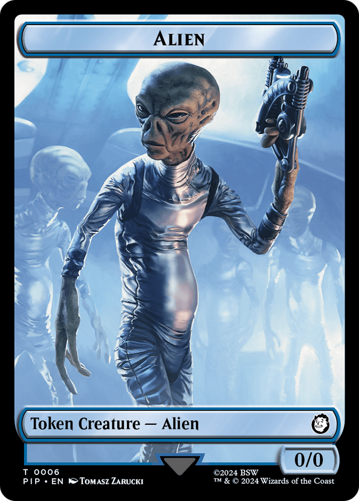 Food (0014) // Alien Double-Sided Token [Fallout Tokens] 